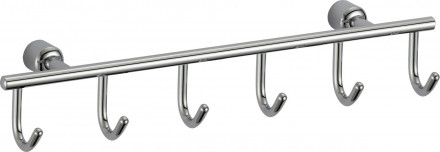 Планка с крючками (6 крючков) Savol S-005256