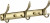 Планка с крючками (3 крючка) Savol S-00113B