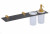 Держатель дозатора для жидкого мыла и стакана Savol S-002169HB