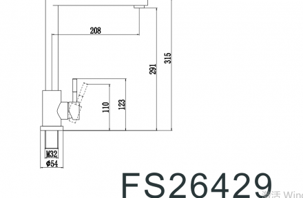 Смеситель Fmark FS26429 для кухонной мойки