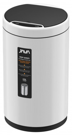 Сенсорное ведро 12 л JAVA S-882-12W