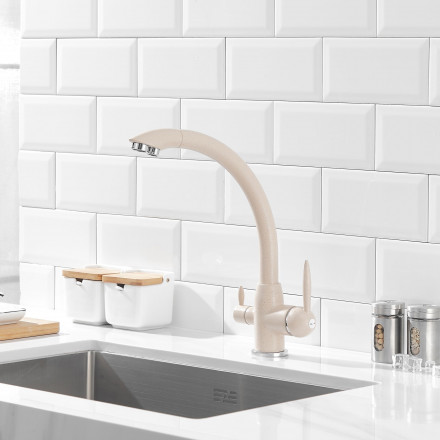 Смеситель для кухонной мойки с фильтром питьевой воды Savol S-L1699Y