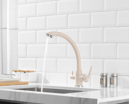 Смеситель для кухонной мойки с фильтром питьевой воды Savol S-L1699Y